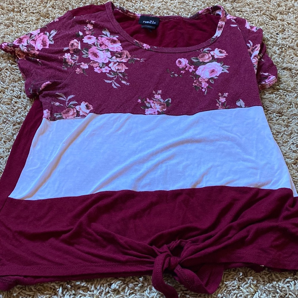 Rose/floral shirt